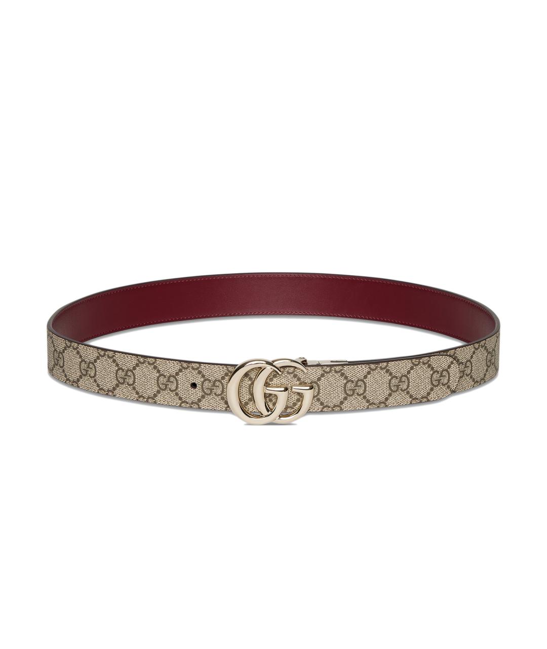 GUCCI Бежевый ремень, фото 1