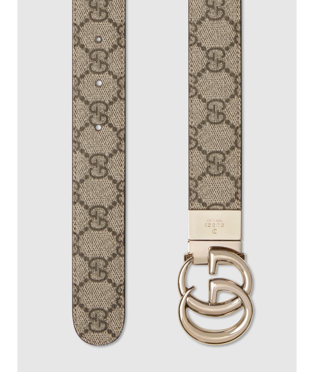 GUCCI Бежевый ремень, фото 3