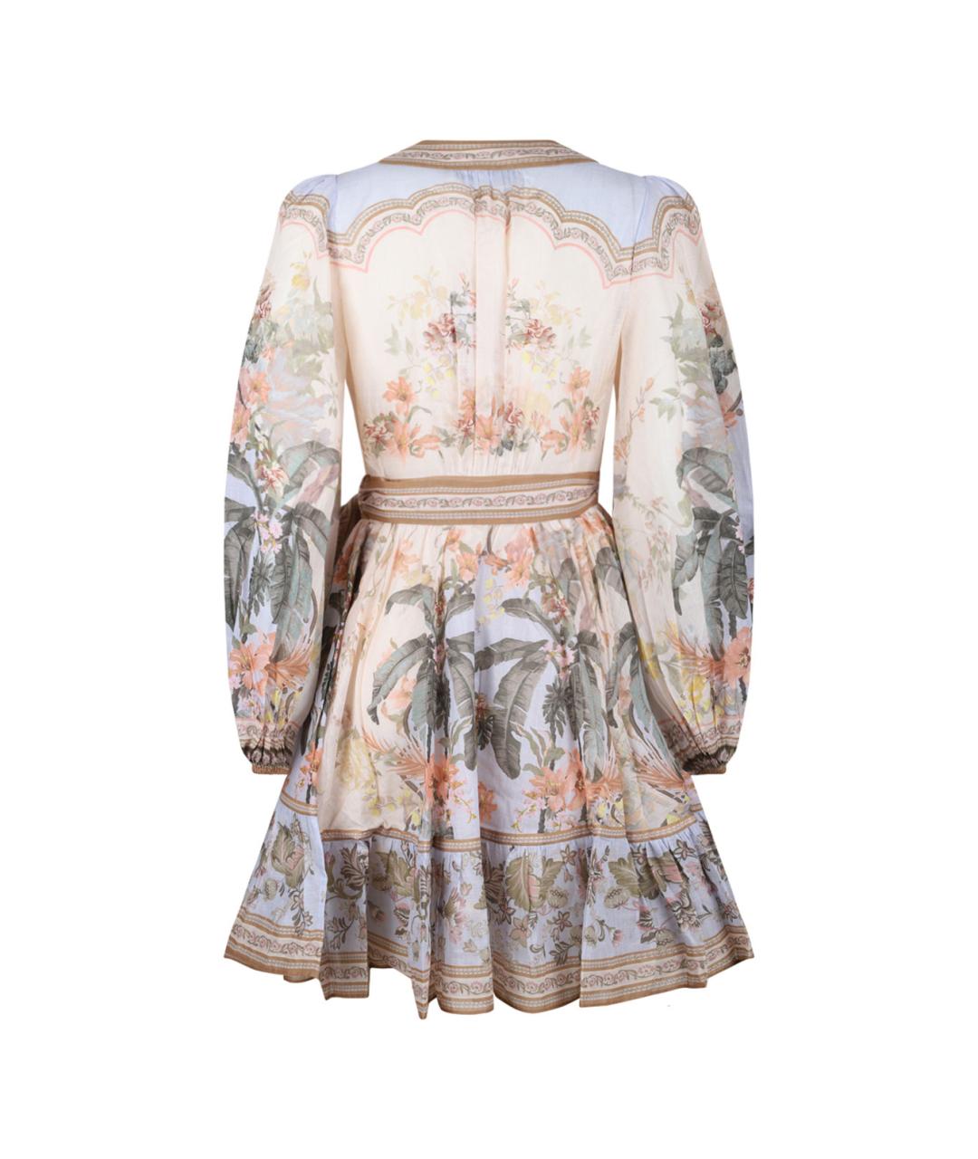 ZIMMERMANN Мульти хлопковое повседневное платье, фото 2