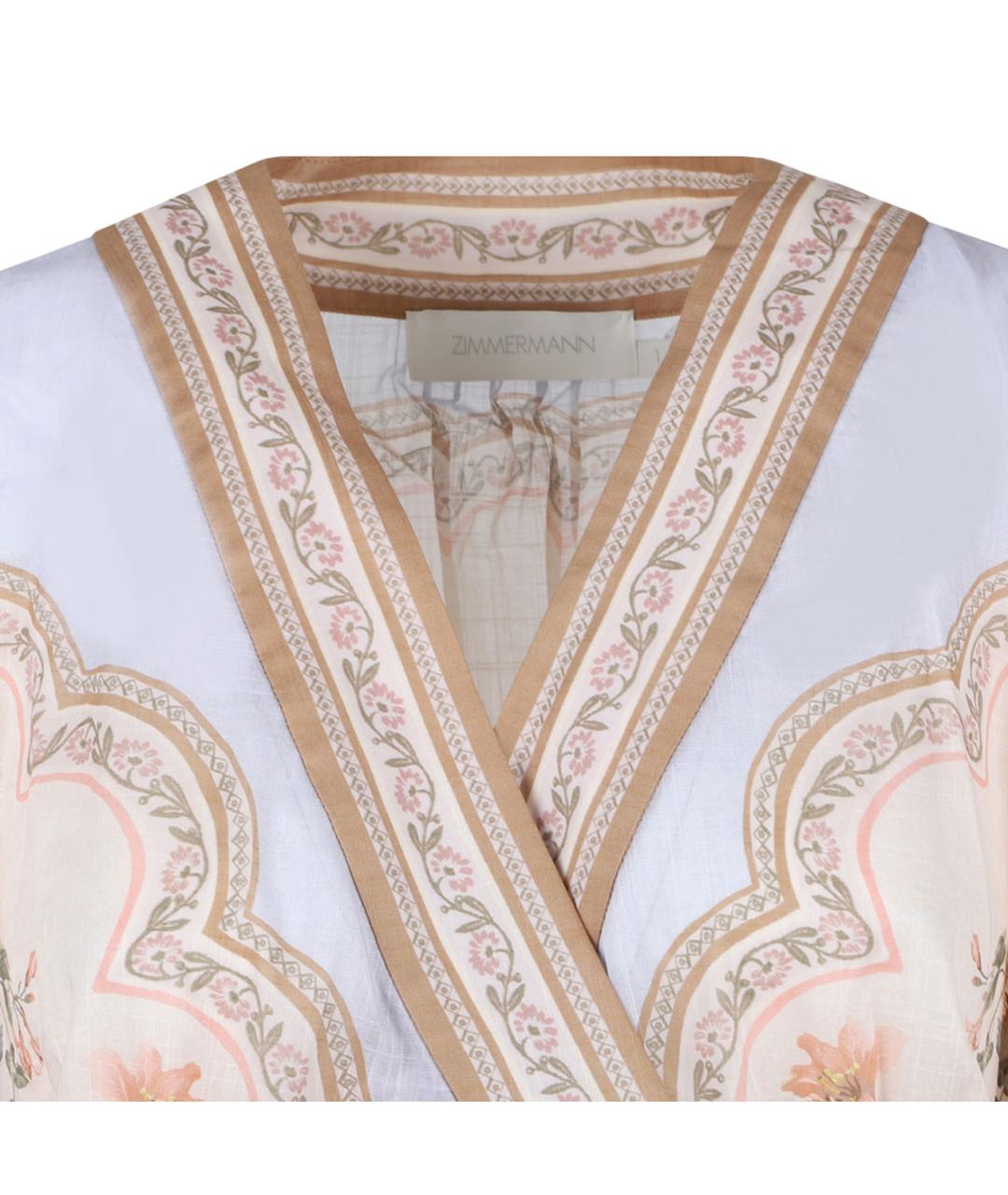 ZIMMERMANN Мульти хлопковое повседневное платье, фото 3