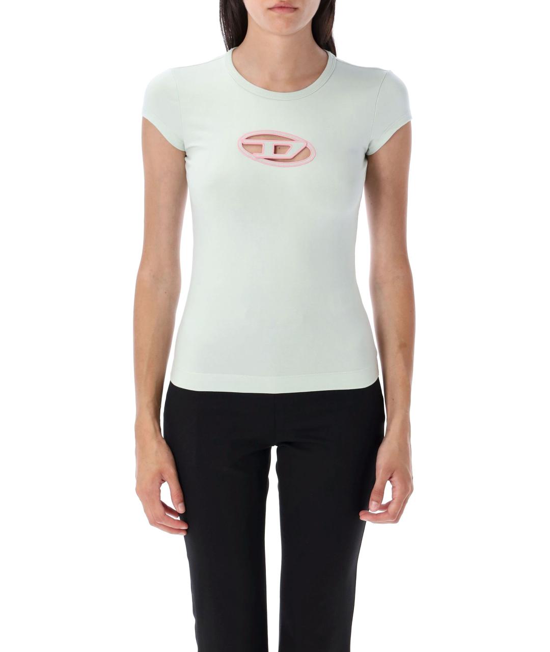 DIESEL Серая хлопковая футболка, фото 2