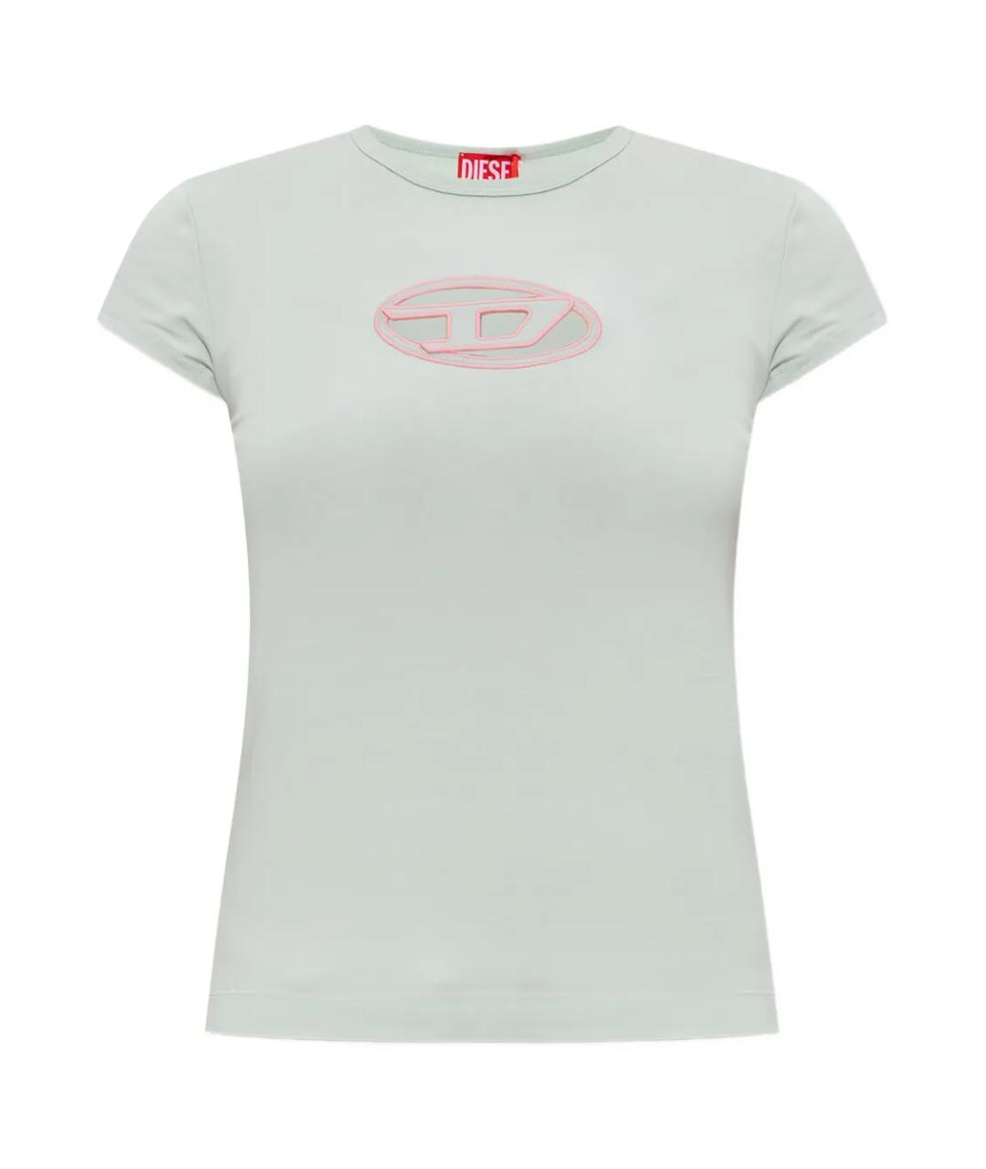 DIESEL Серая хлопковая футболка, фото 1