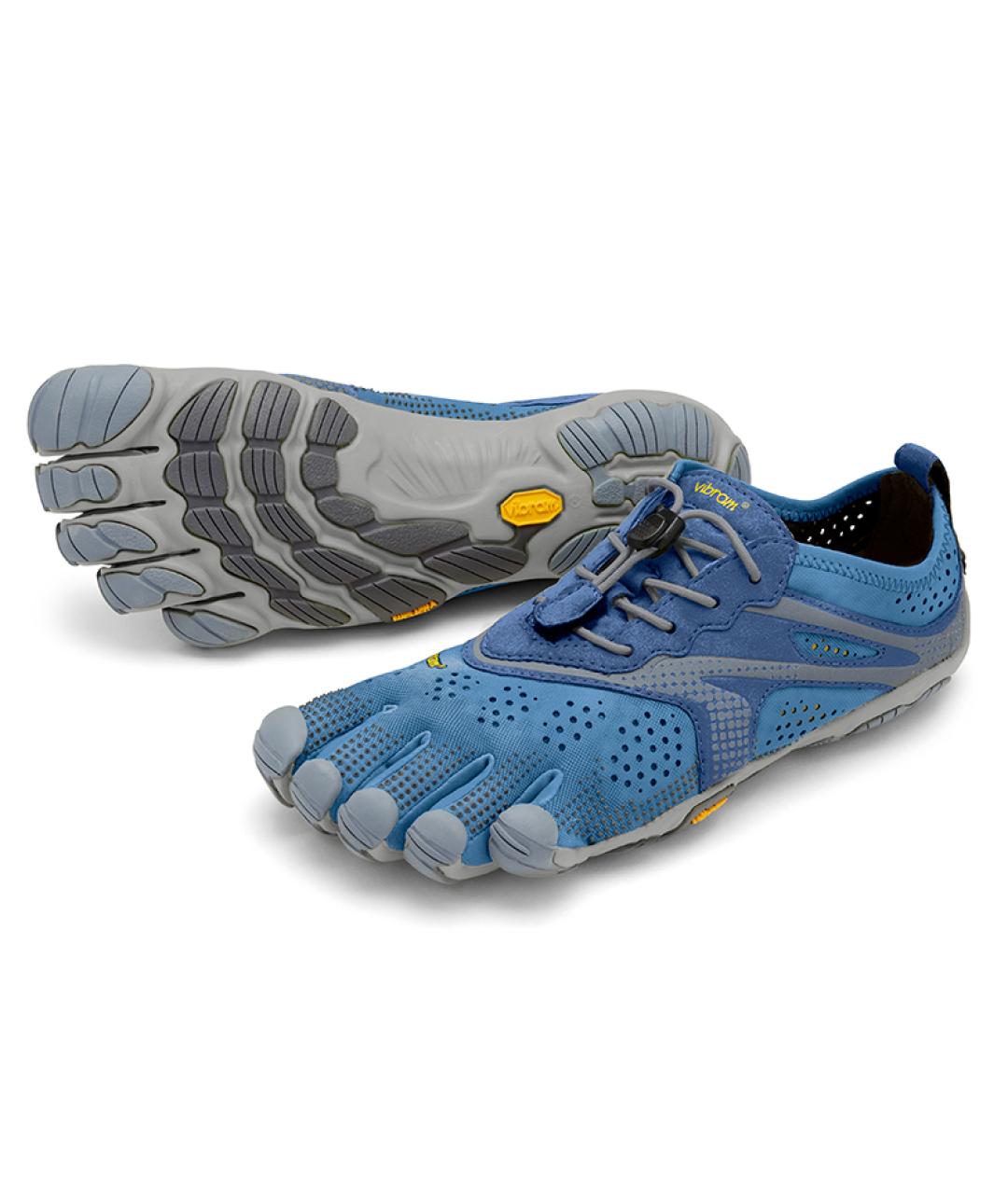 Vibram Голубые синтетические кроссовки, фото 4