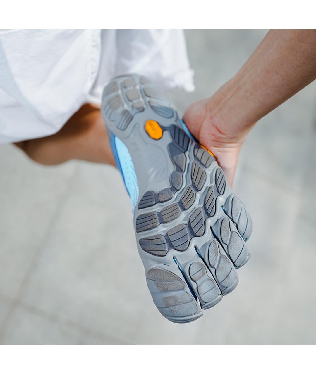 Vibram Голубые синтетические кроссовки, фото 7