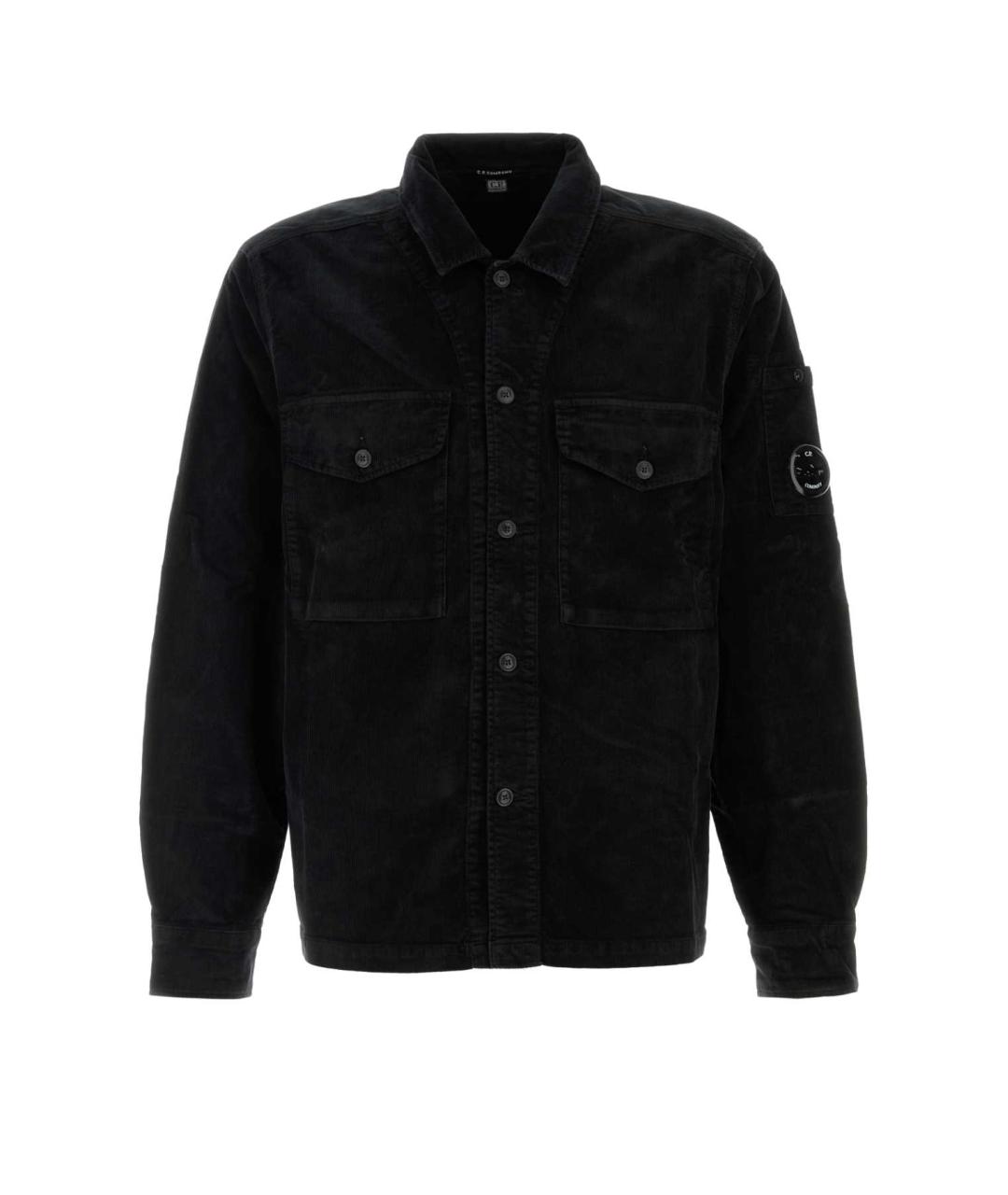 CP COMPANY Черная хлопковая куртка, фото 1