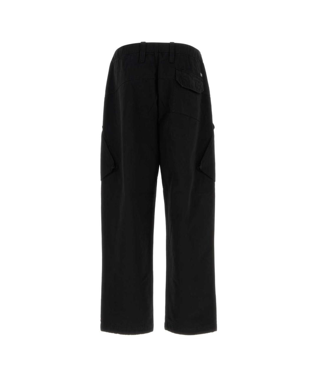 CP COMPANY Черные хлопковые повседневные брюки, фото 2