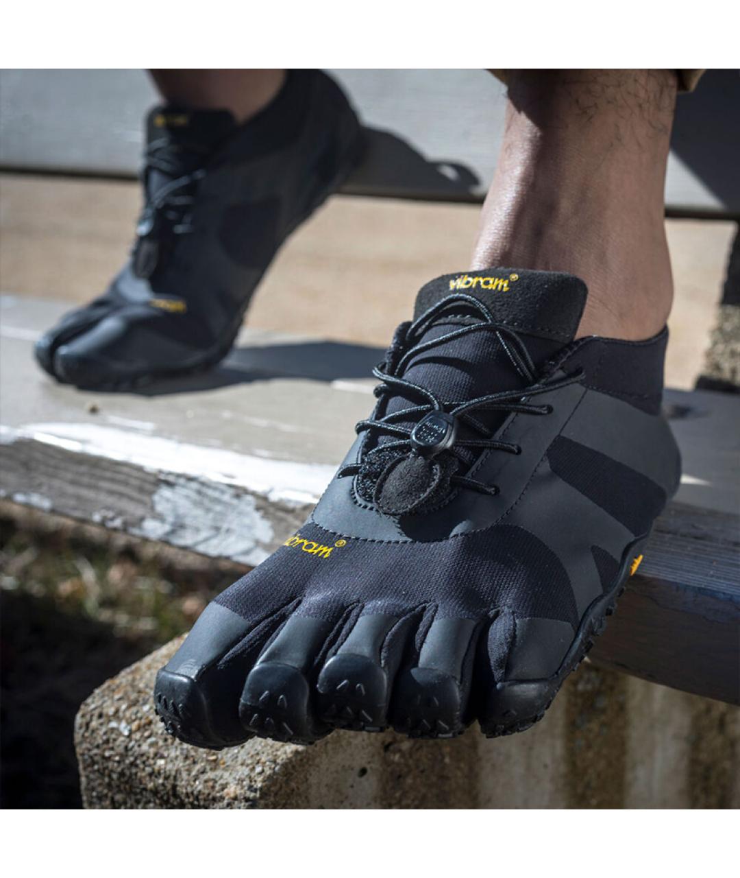 Vibram Черные синтетические кроссовки, фото 6