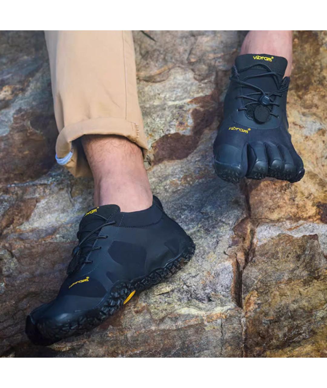Vibram Черные синтетические кроссовки, фото 5