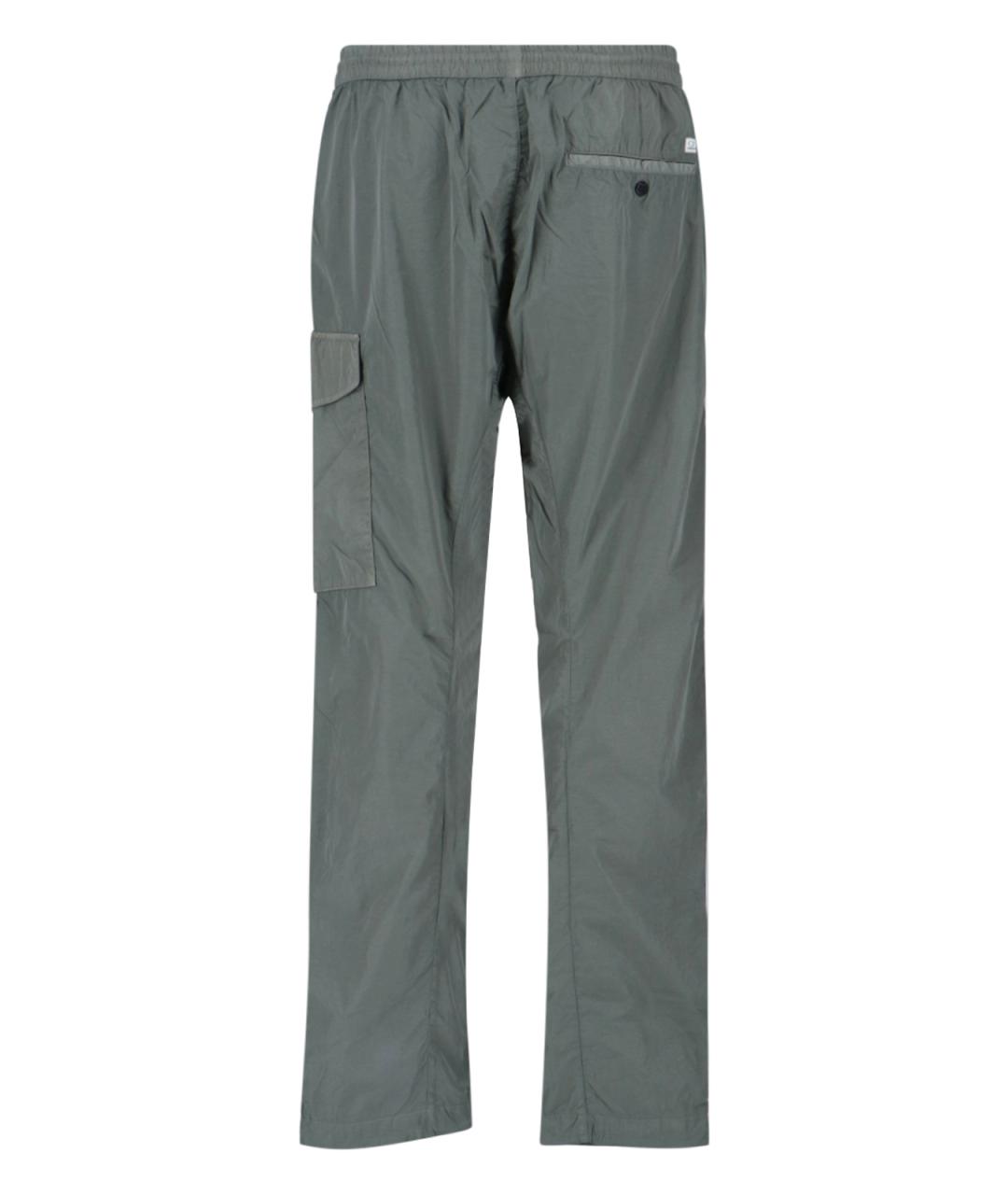 CP COMPANY Серые полиамидовые повседневные брюки, фото 2