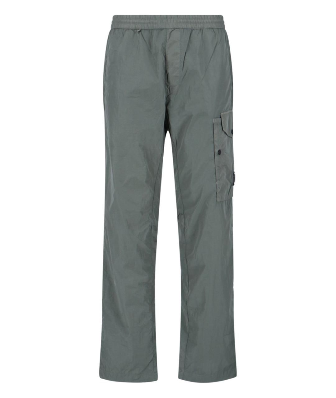 CP COMPANY Серые полиамидовые повседневные брюки, фото 1