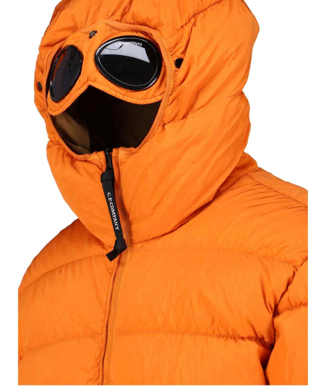 CP COMPANY Оранжевый полиамидовый пуховик, фото 3