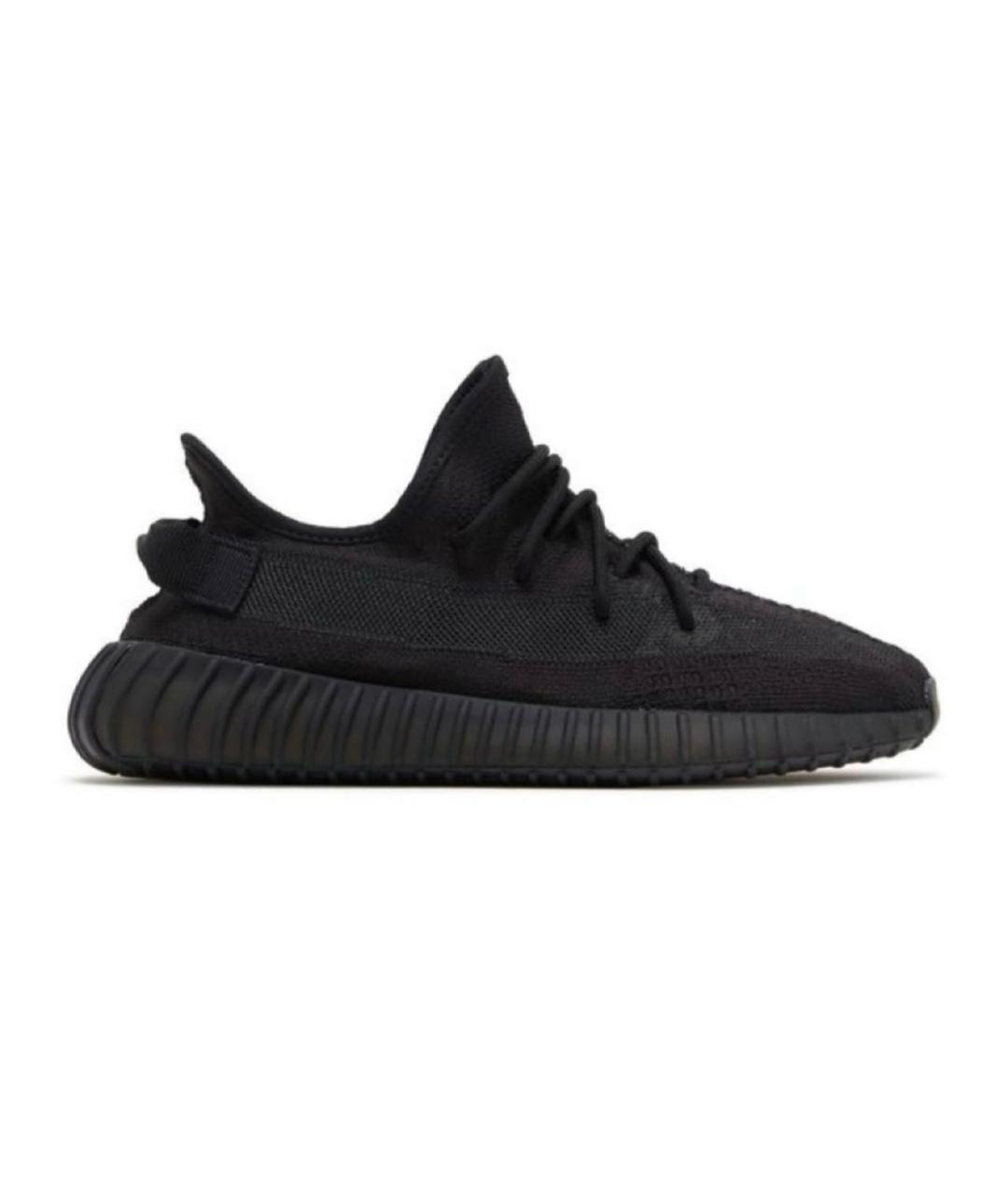ADIDAS YEEZY Черные низкие кроссовки / кеды, фото 2