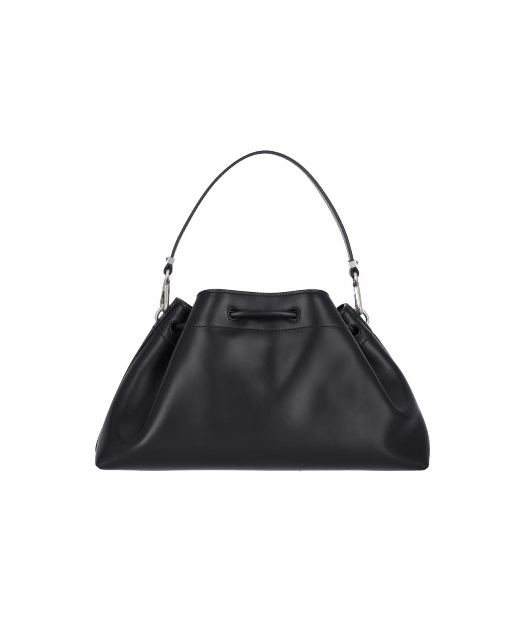 JIMMY CHOO Черная кожаная сумка тоут, фото 3