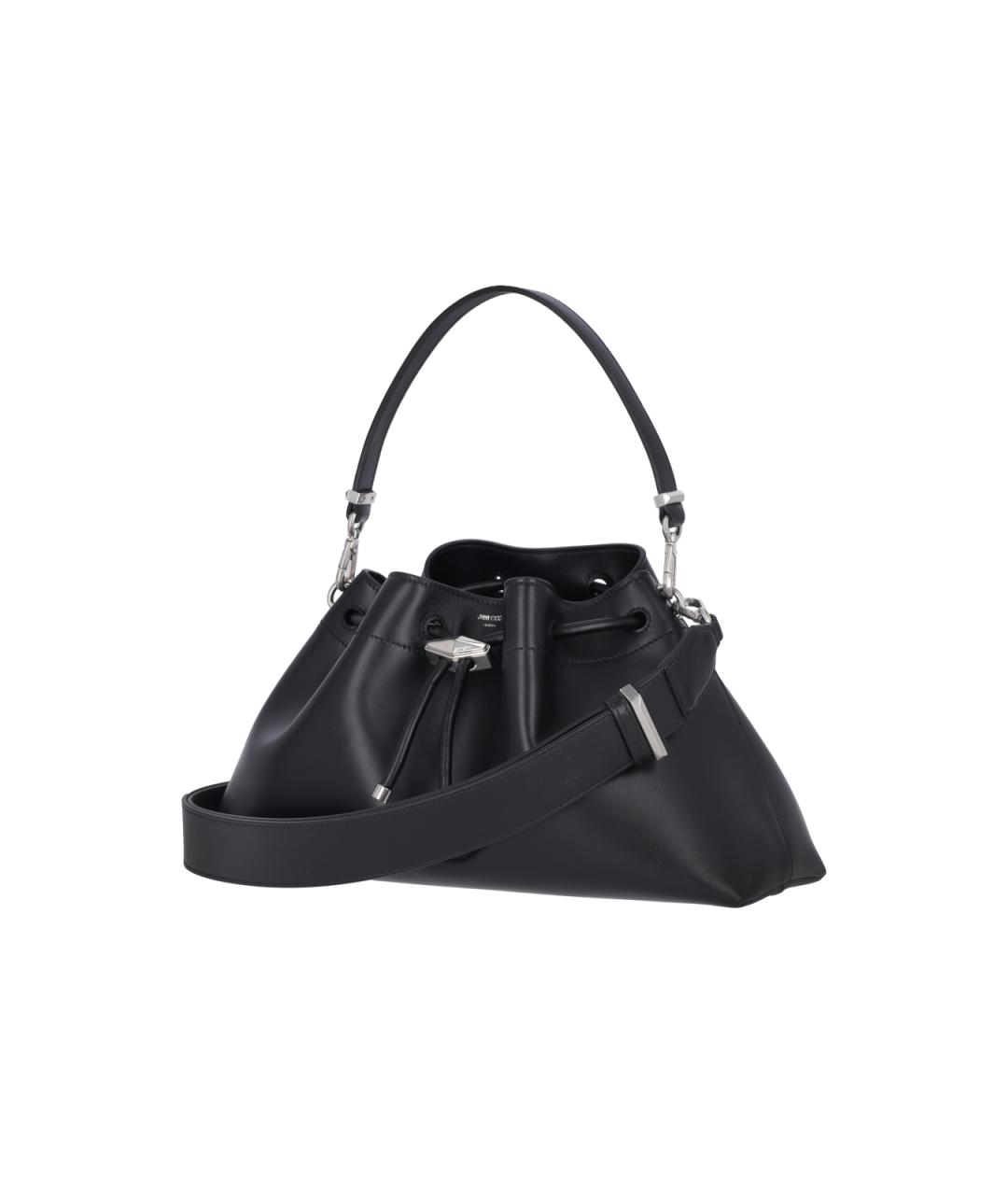 JIMMY CHOO Черная кожаная сумка тоут, фото 2
