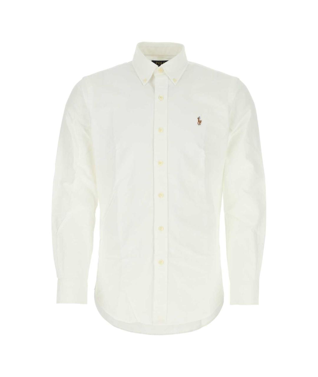 POLO RALPH LAUREN Белая хлопковая кэжуал рубашка, фото 1
