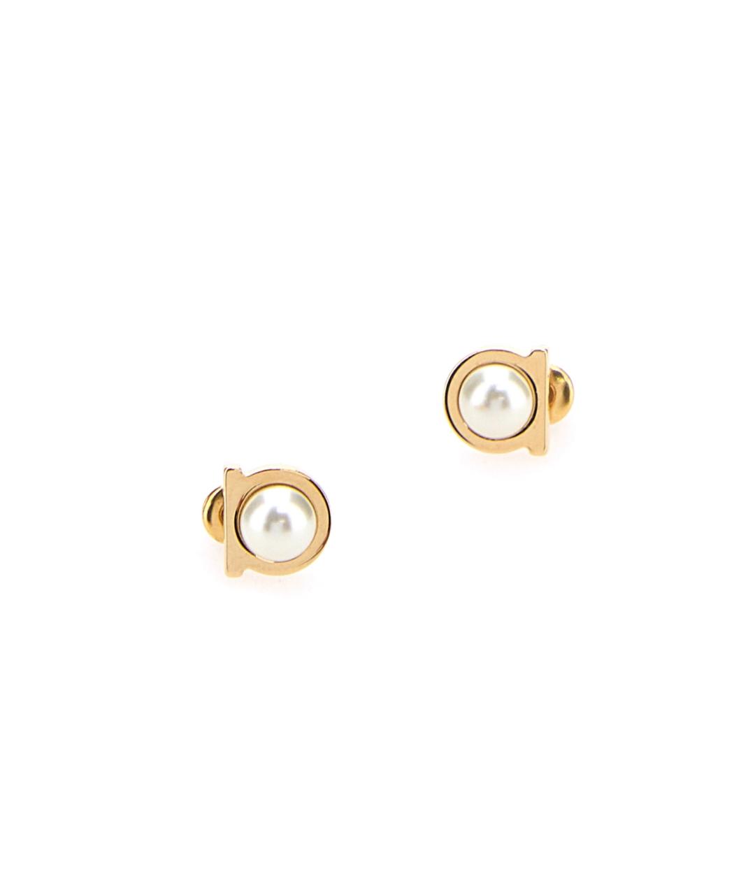 FERRAGAMO Золотые серьги, фото 2