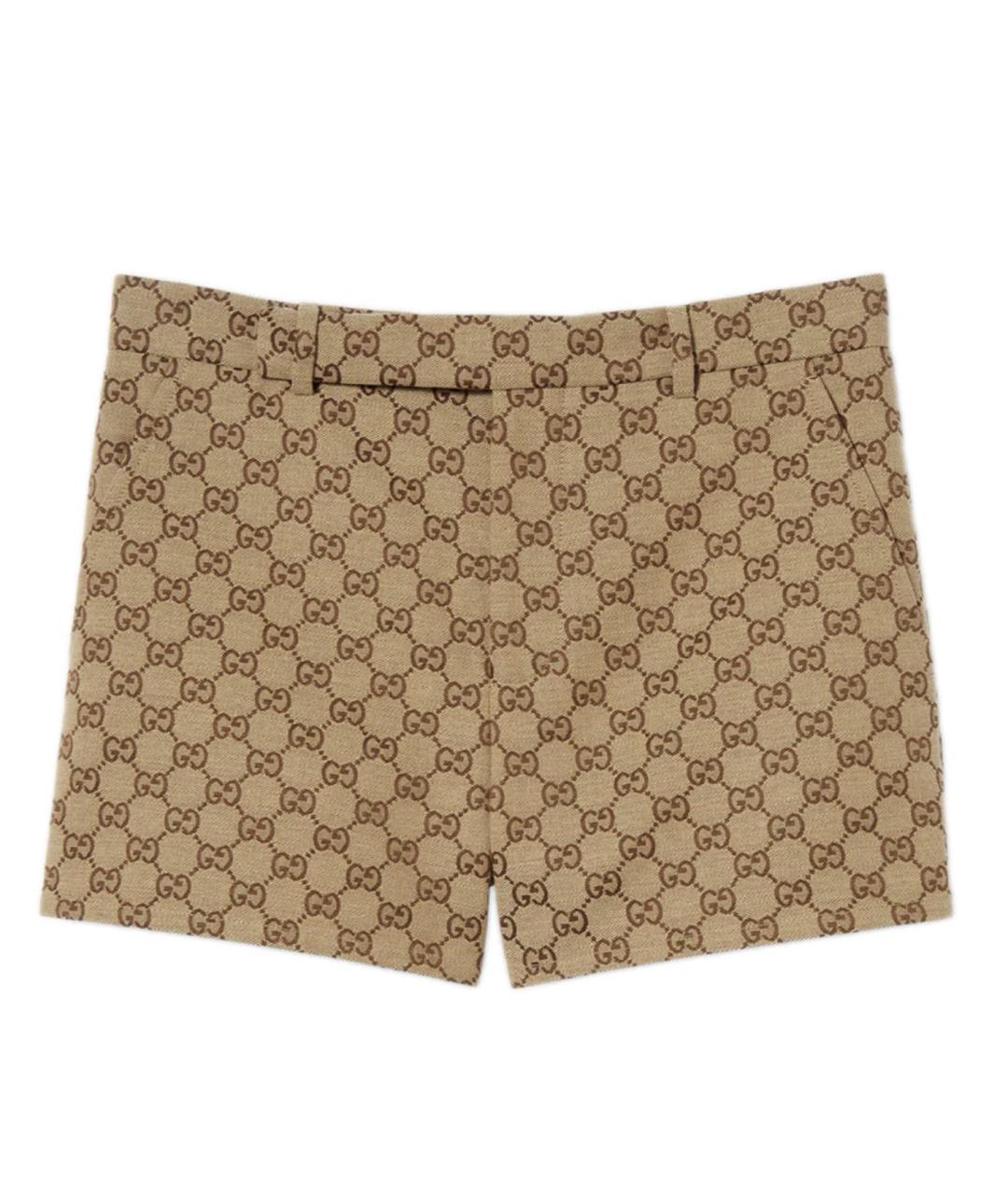 GUCCI Бежевые шорты, фото 1