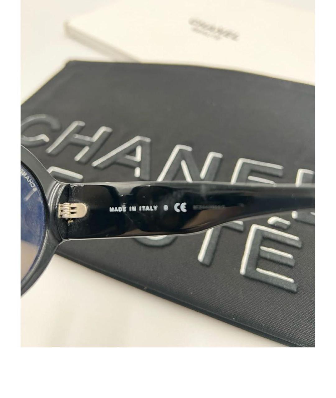 CHANEL Черные солнцезащитные очки, фото 4