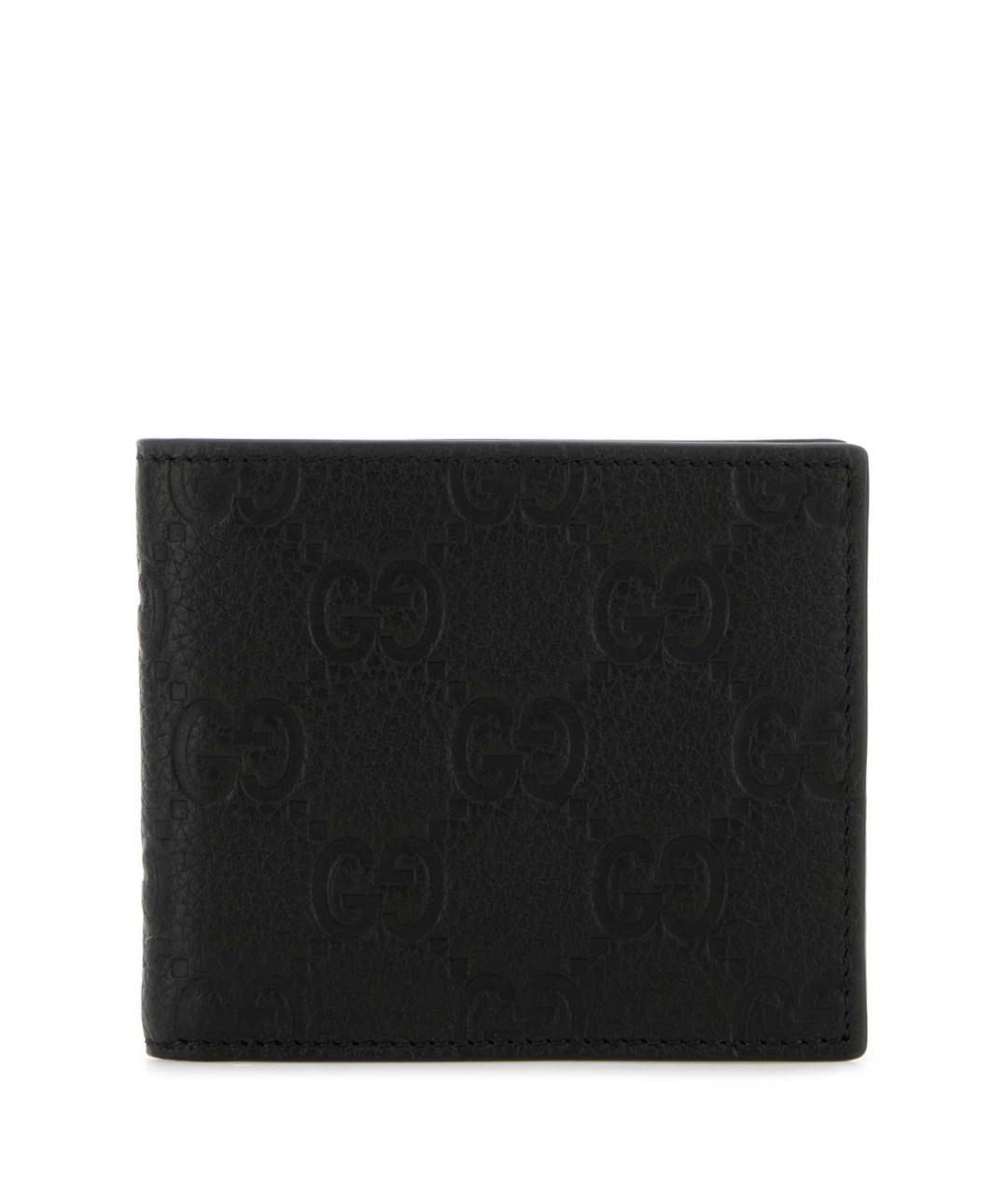 GUCCI Черный кожаный кошелек, фото 1
