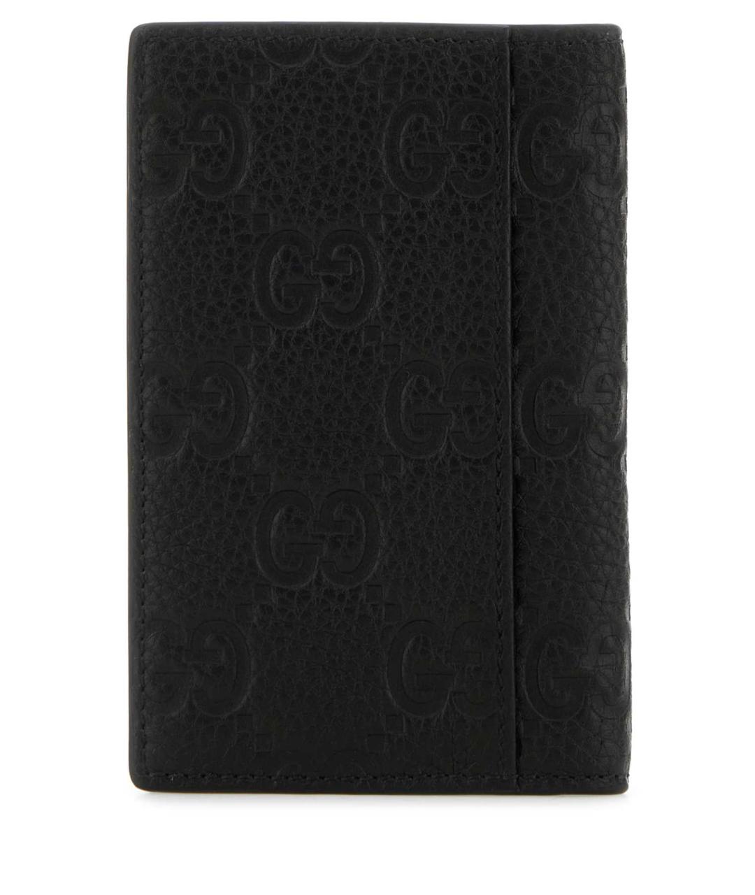 GUCCI Черный кожаный кошелек, фото 3