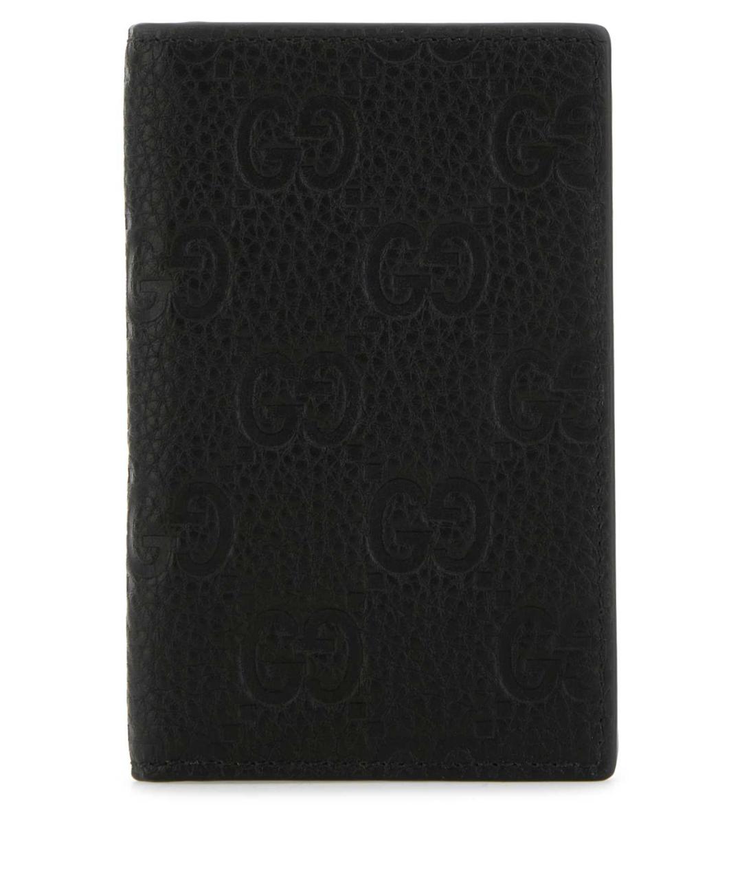GUCCI Черный кожаный кошелек, фото 1