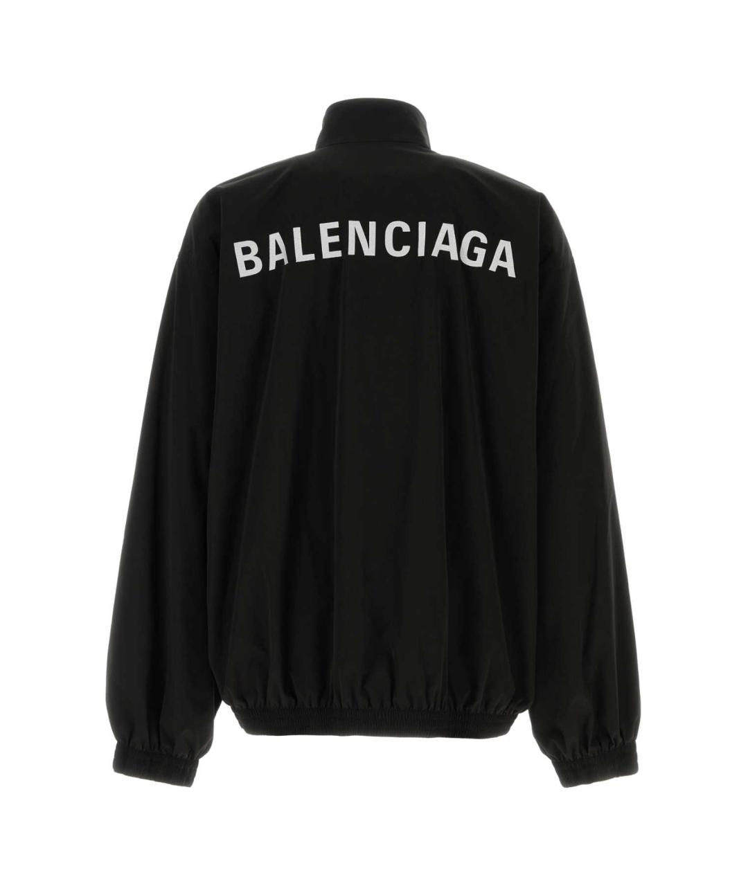 BALENCIAGA Черная полиэстеровая куртка, фото 2