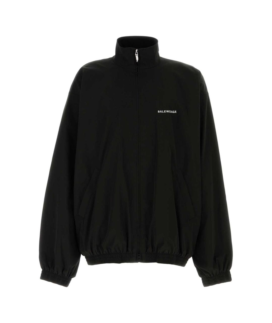 BALENCIAGA Черная полиэстеровая куртка, фото 1