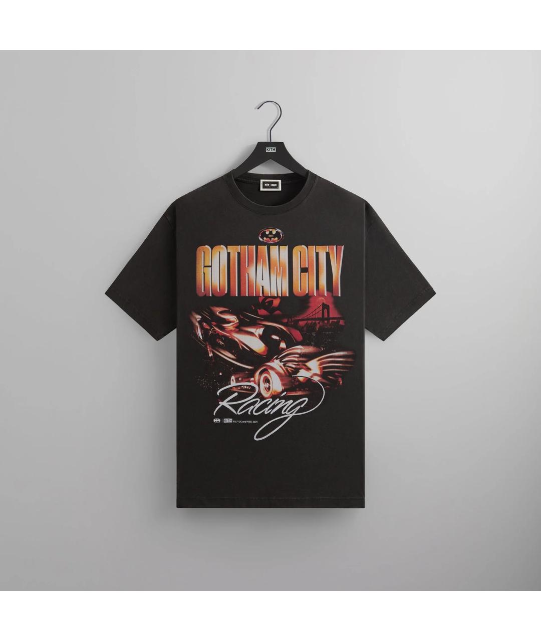 KITH Черная хлопковая футболка, фото 3