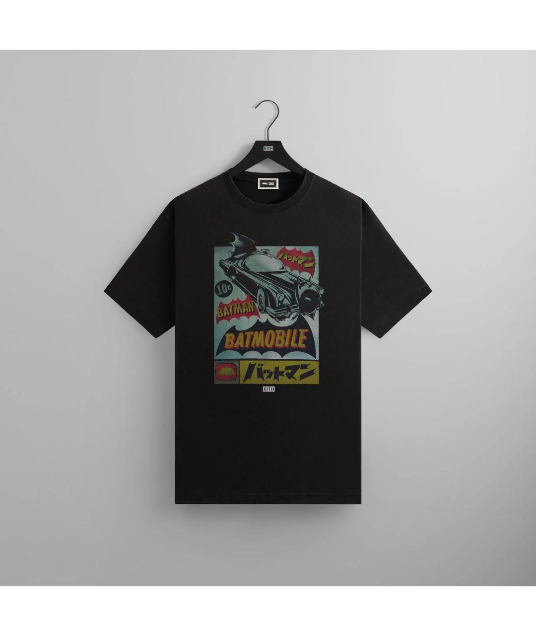 KITH Черная хлопковая футболка, фото 2