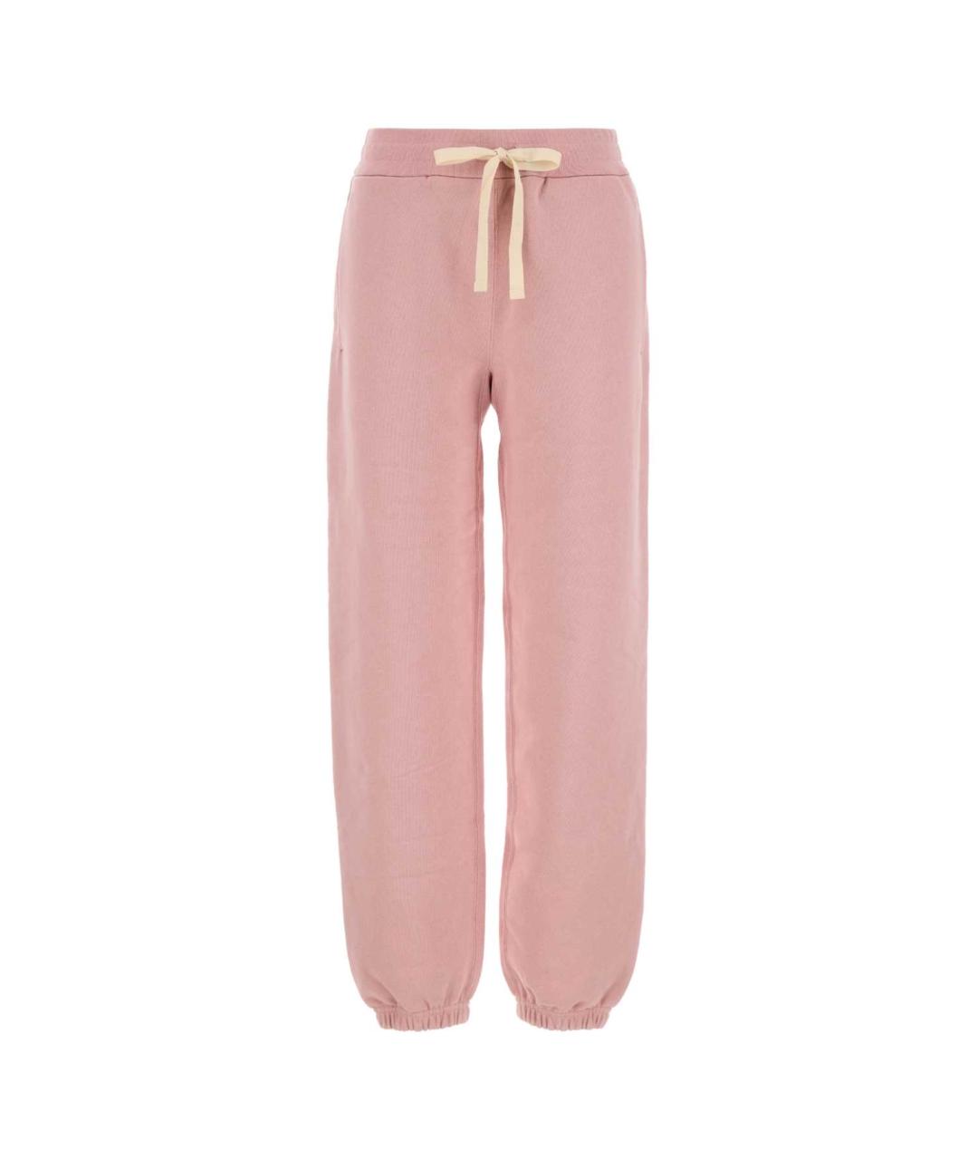 JIL SANDER Розовые прямые брюки, фото 1