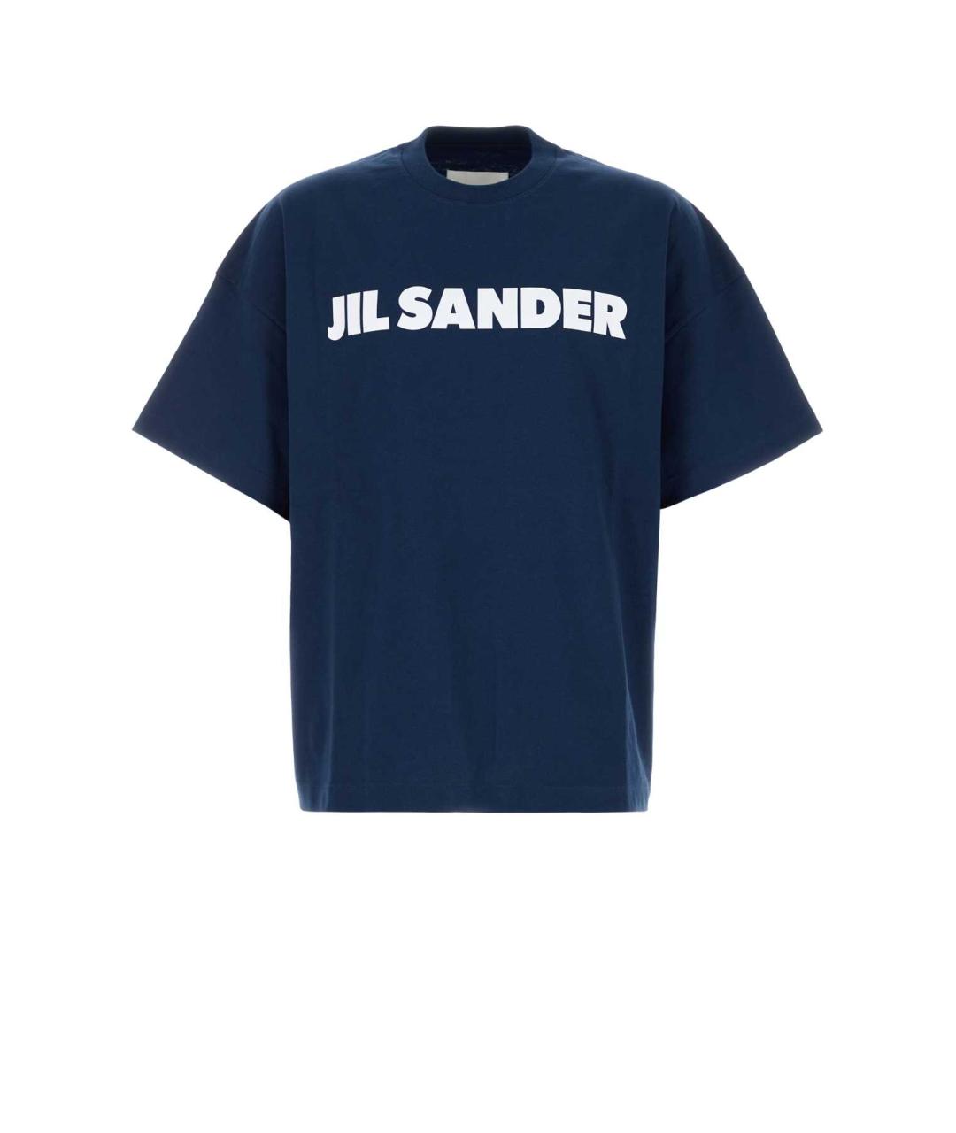 JIL SANDER Фиолетовая хлопковая футболка, фото 1