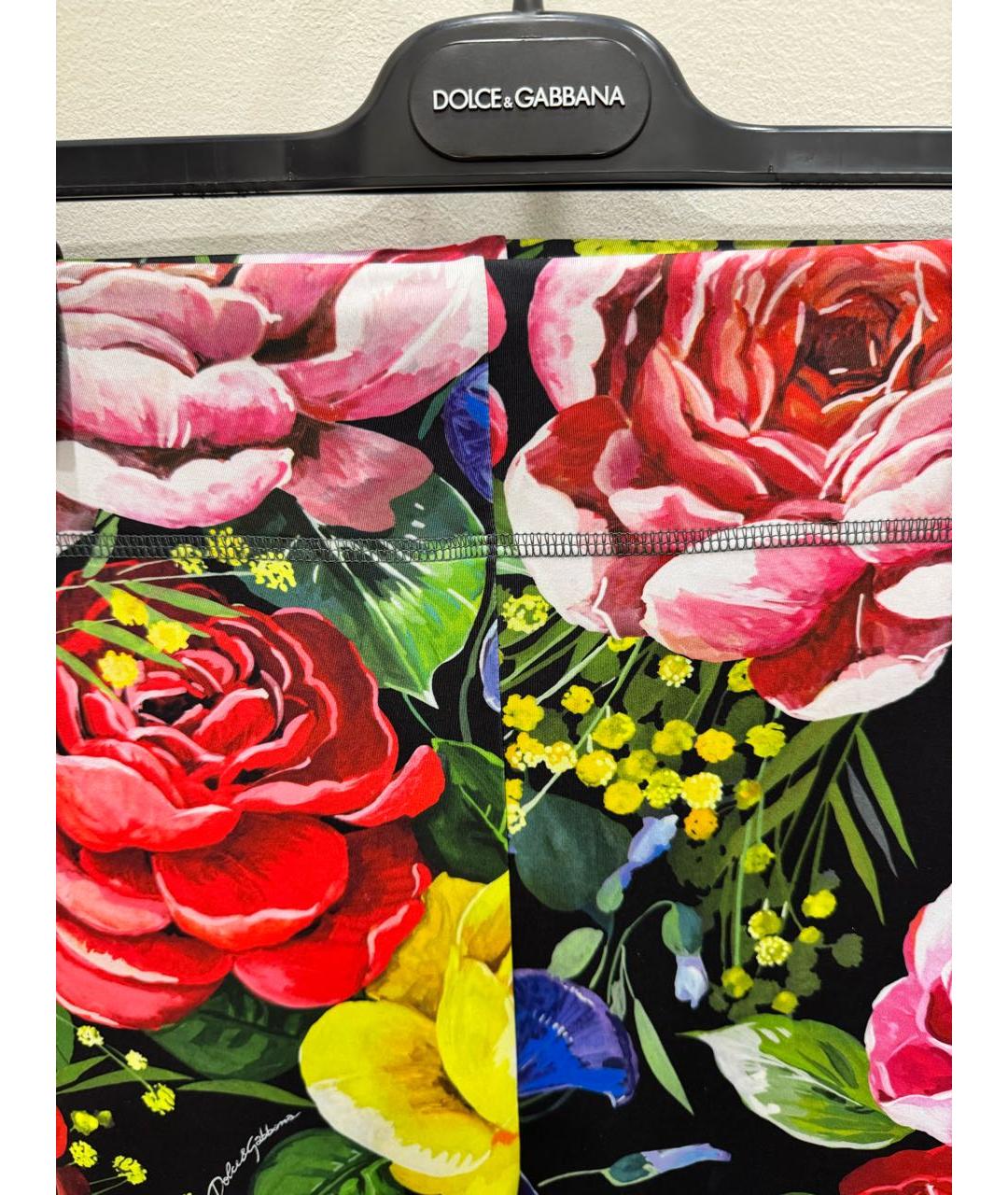 DOLCE&GABBANA Мульти полиамидовые леггинсы и велосипедки, фото 5