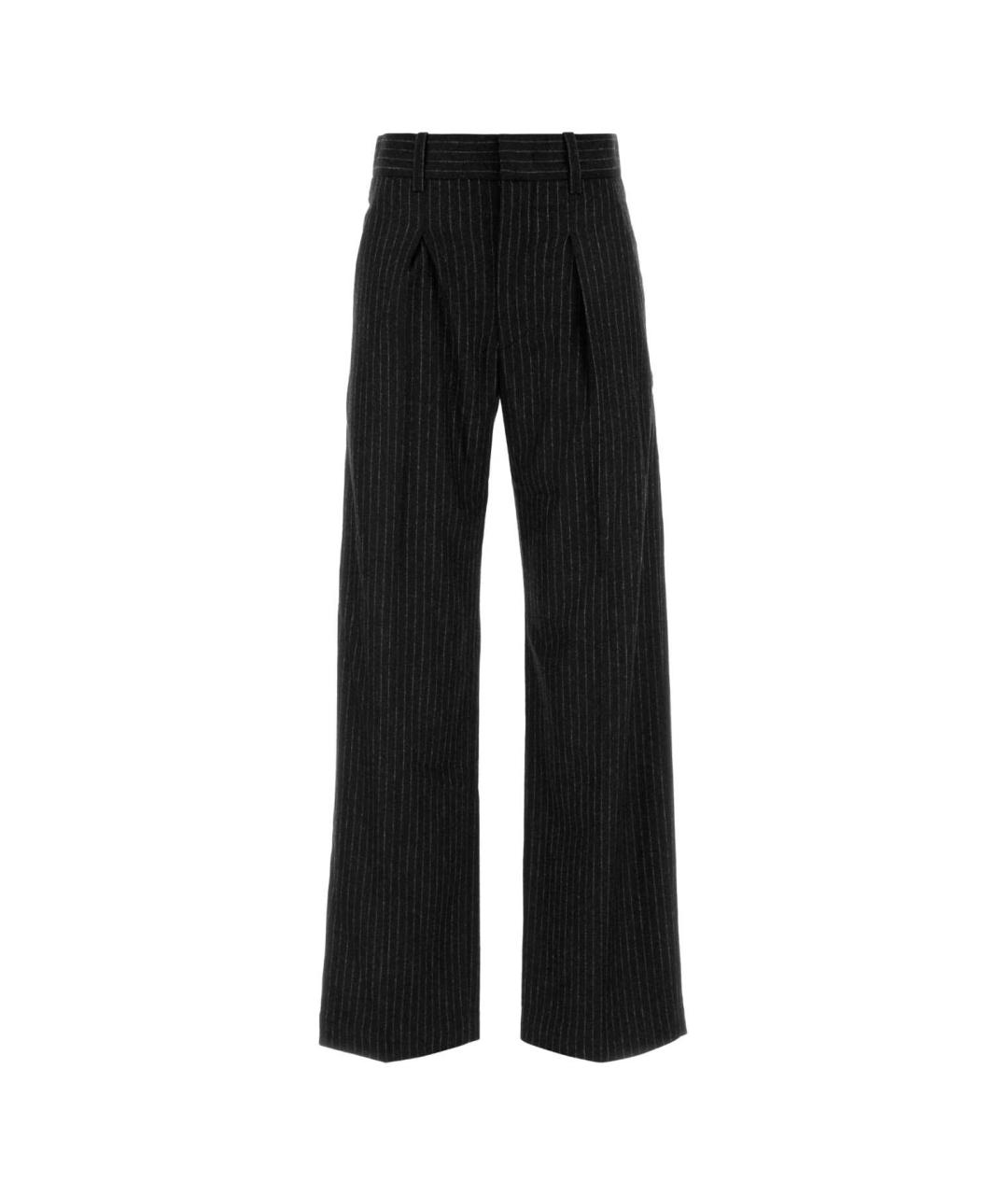 ISABEL MARANT Черные хлопковые прямые джинсы, фото 1
