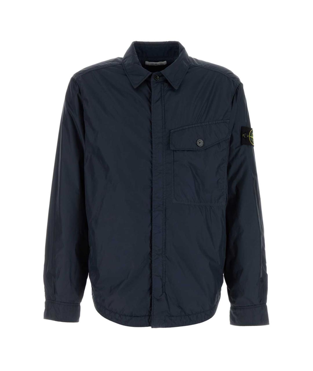 STONE ISLAND Синяя полиэстеровая куртка, фото 1