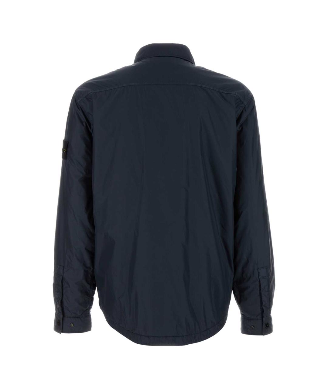 STONE ISLAND Синяя полиэстеровая куртка, фото 2