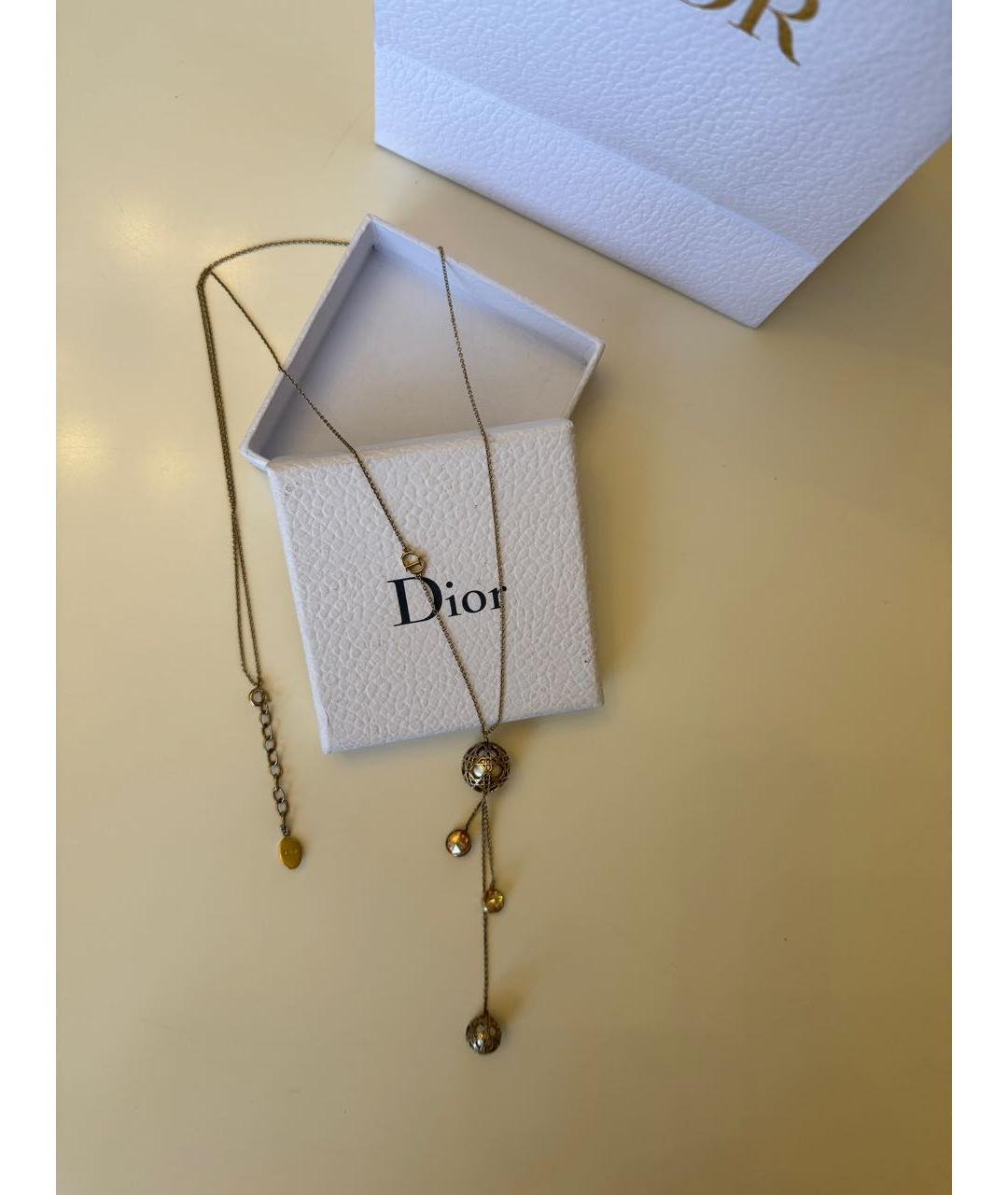 CHRISTIAN DIOR Золотая металлическая цепочка, фото 2