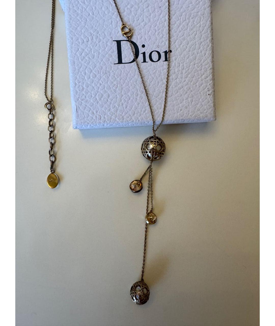 CHRISTIAN DIOR Золотая металлическая цепочка, фото 7