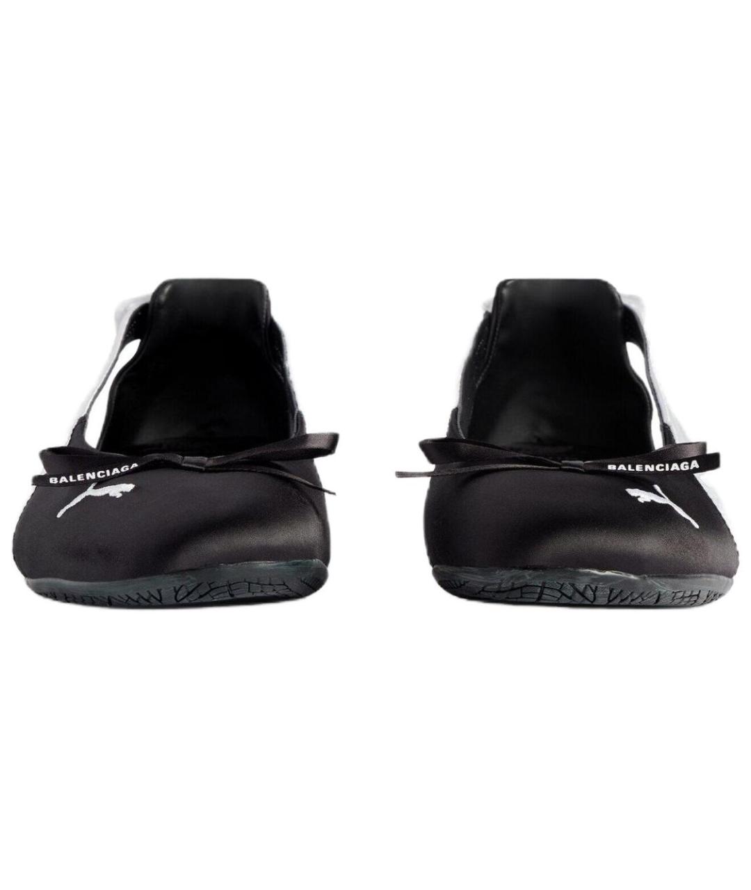 BALENCIAGA Черные балетки, фото 4