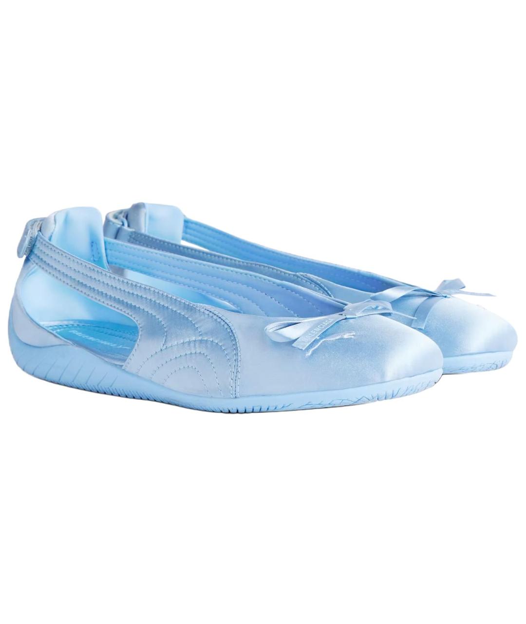 BALENCIAGA Голубые балетки, фото 3