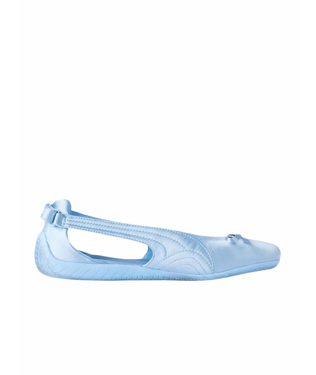 BALENCIAGA Голубые балетки, фото 1