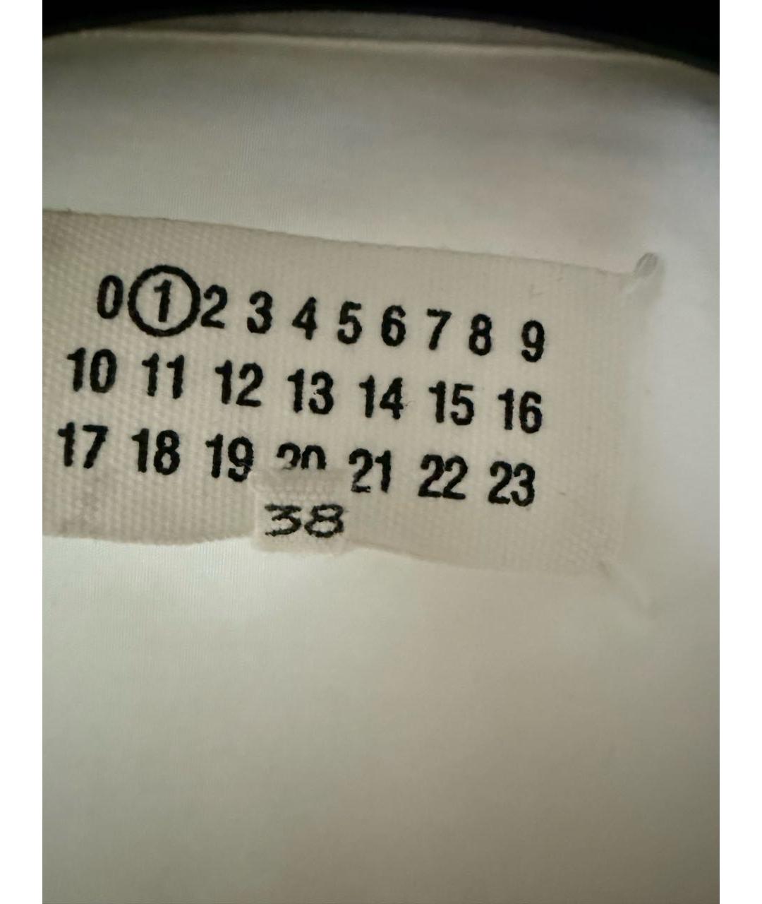 MAISON MARGIELA Белая хлопковая рубашка, фото 3