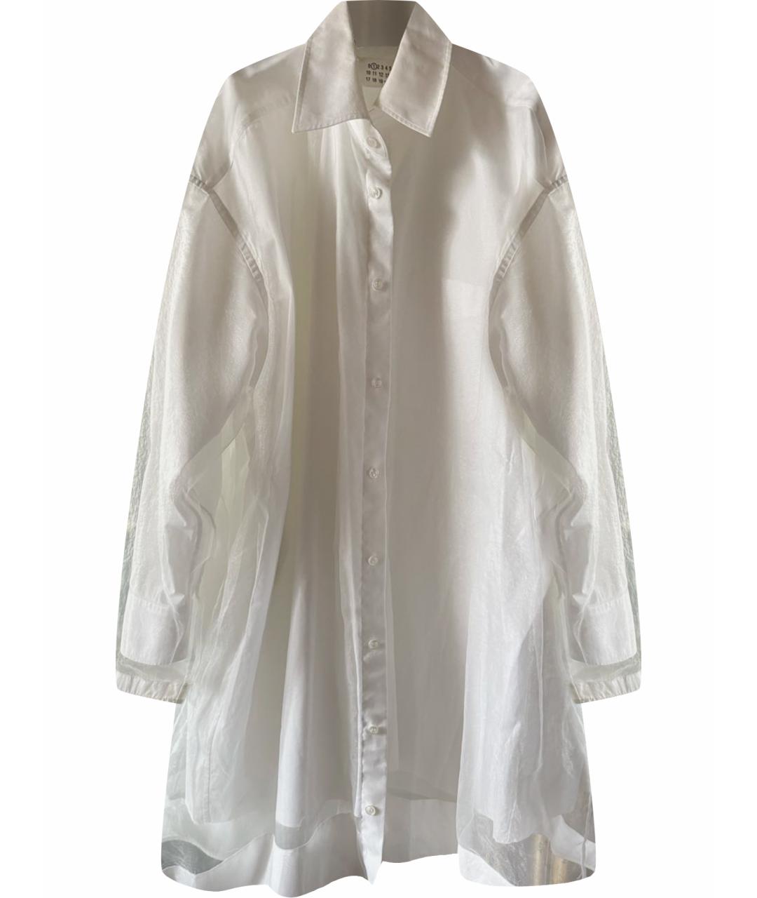 MAISON MARGIELA Белая хлопковая рубашка, фото 1