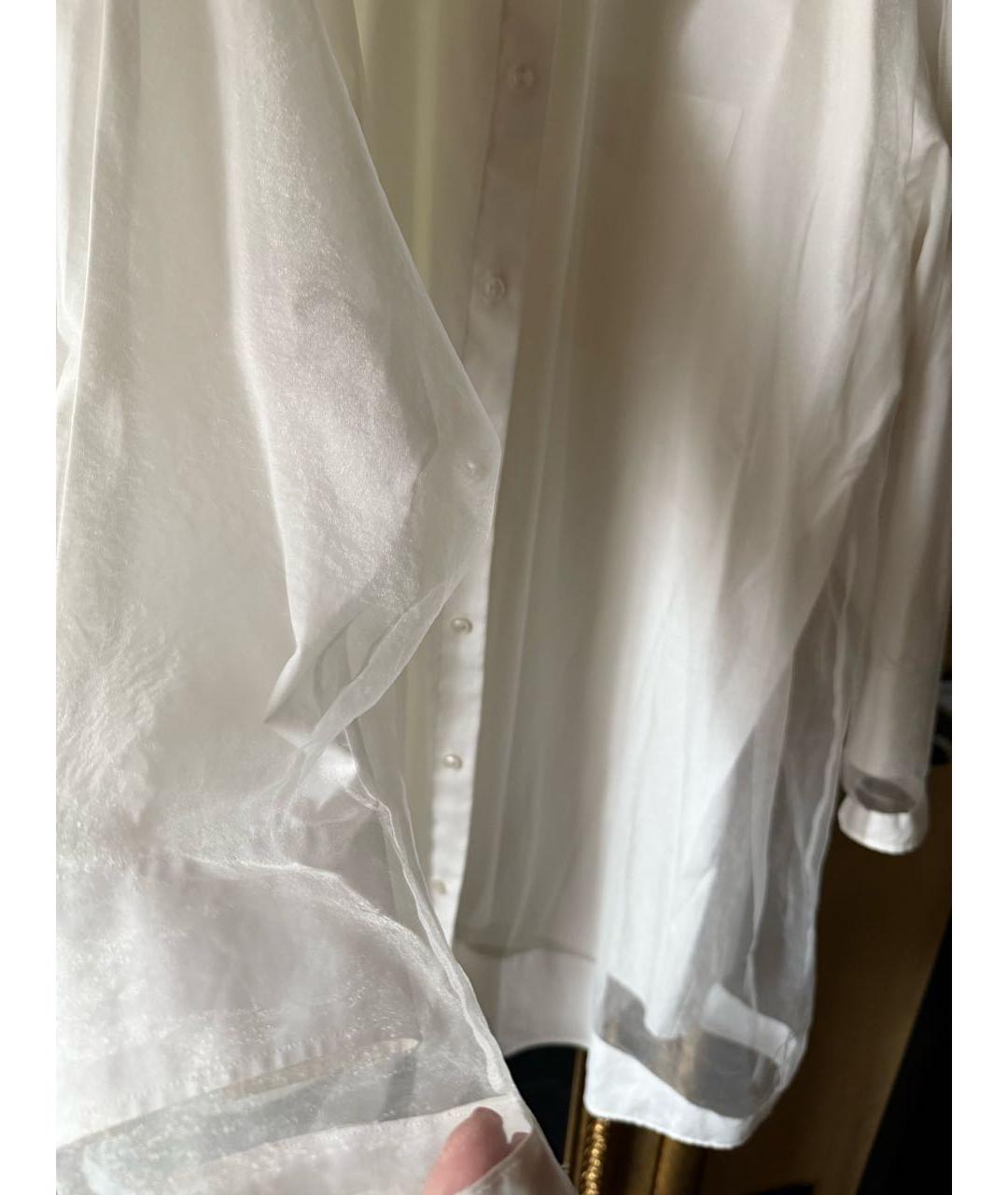 MAISON MARGIELA Белая хлопковая рубашка, фото 2