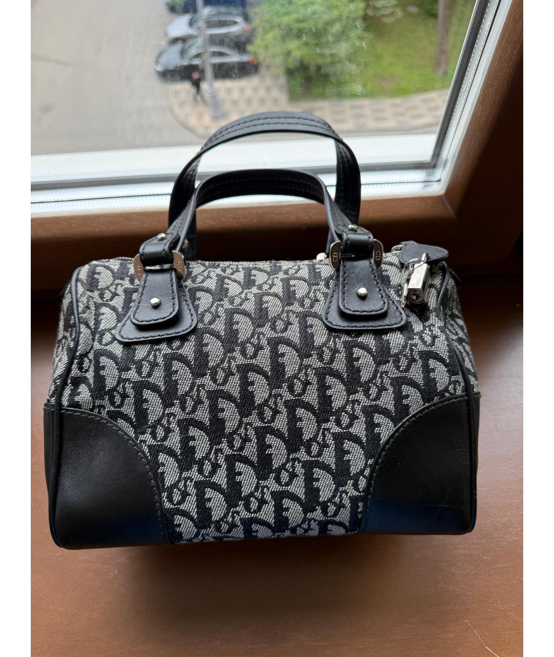 CHRISTIAN DIOR Серая сумка с короткими ручками, фото 3