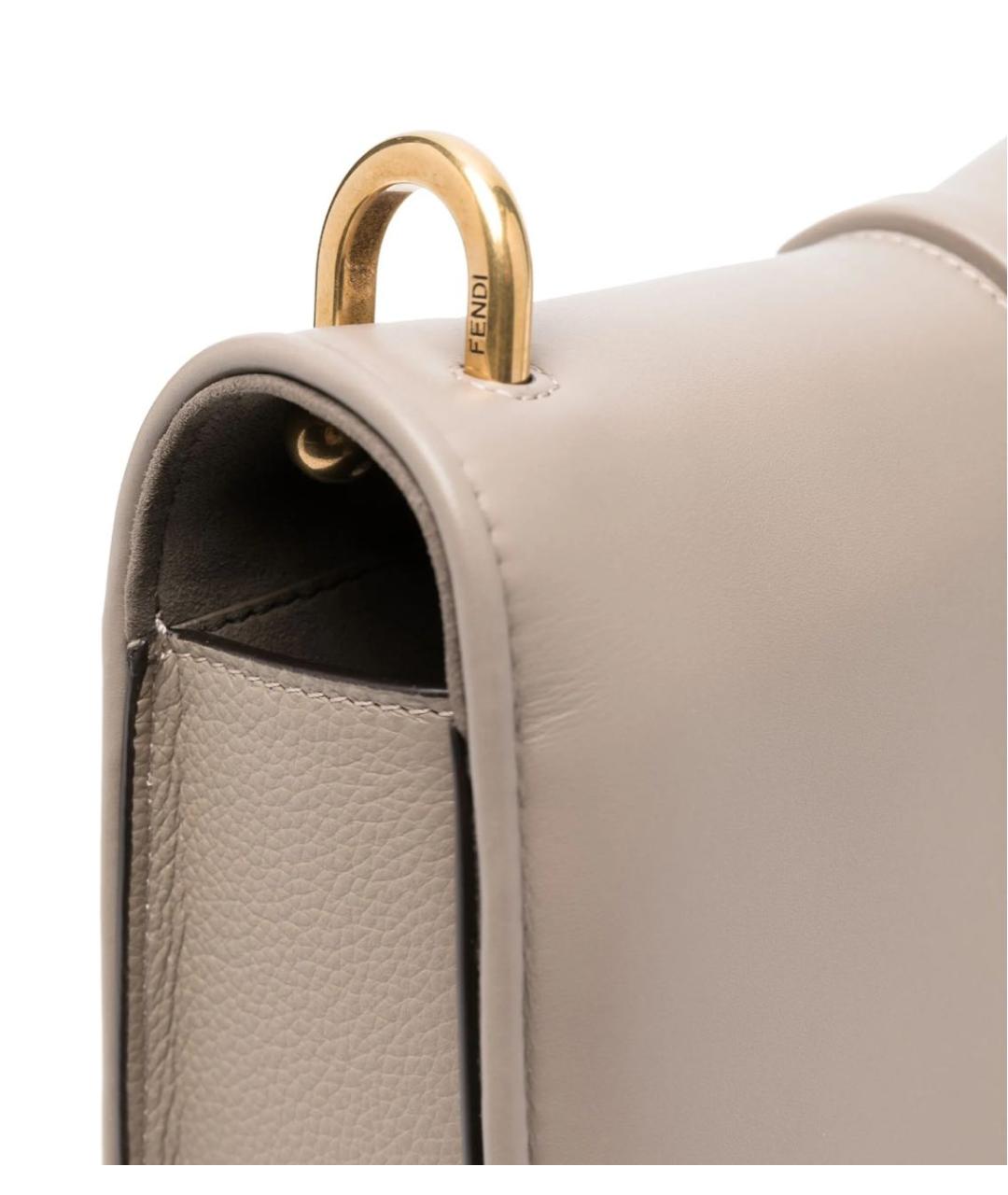 FENDI Кожаная сумка через плечо, фото 4