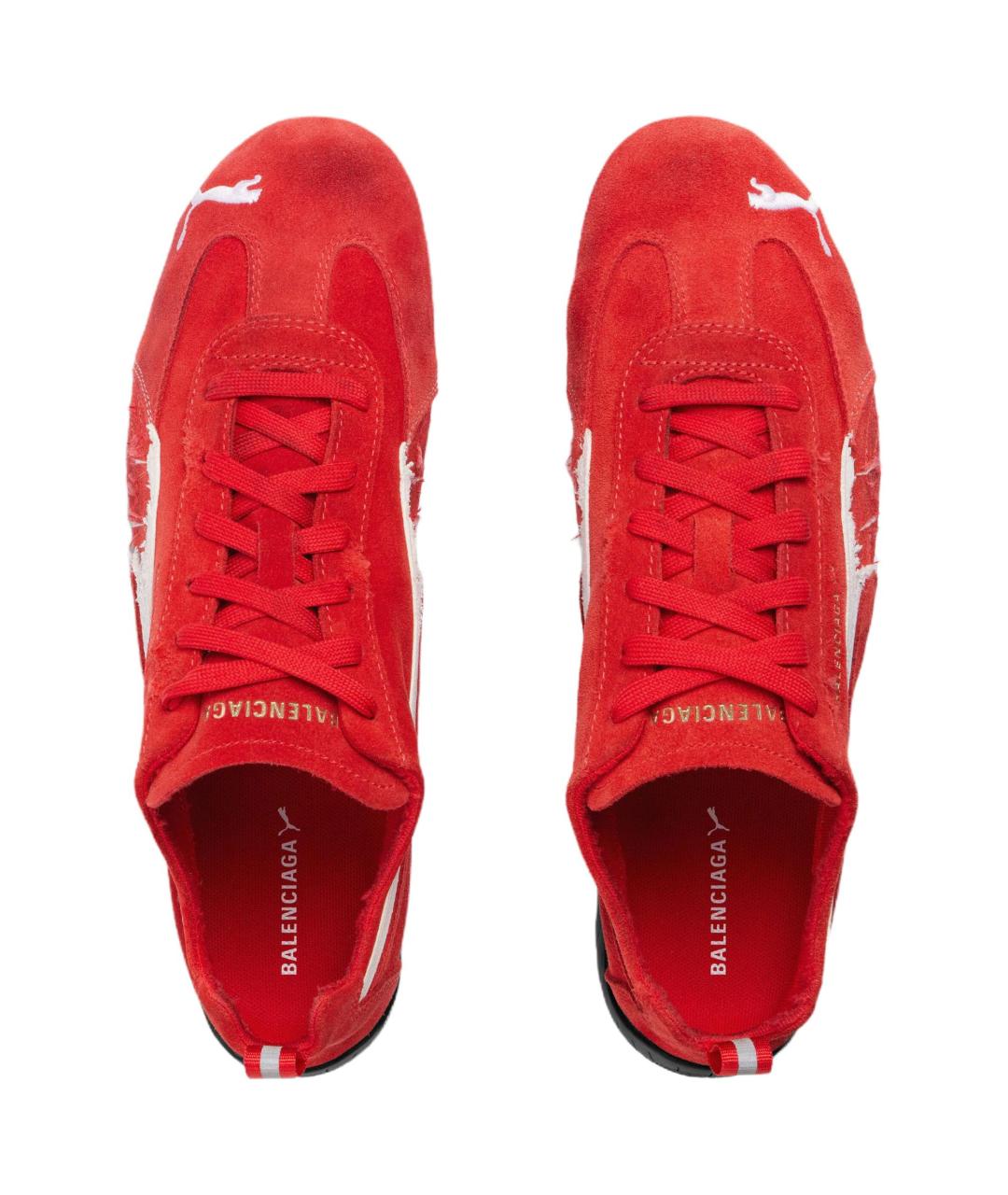 BALENCIAGA Красные кроссовки, фото 5