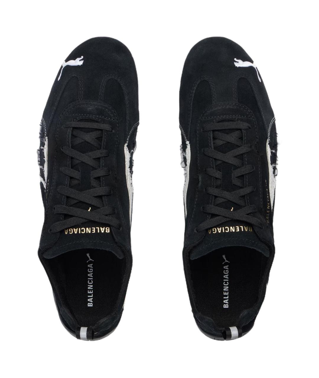 BALENCIAGA Черные кеды, фото 5