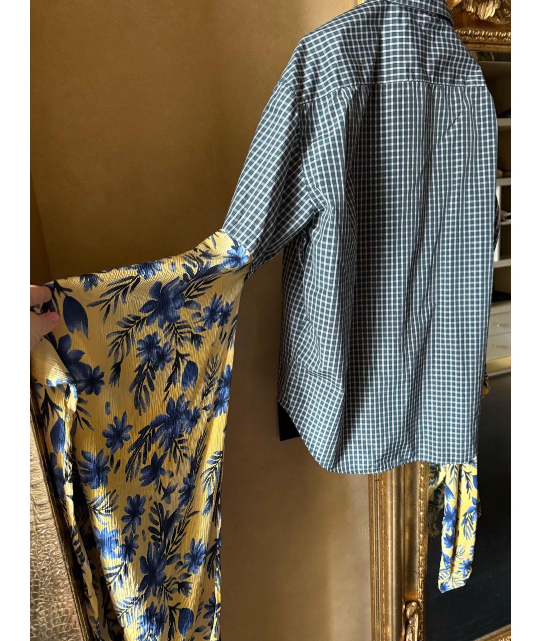 BALENCIAGA Мульти полиэстеровая рубашка, фото 2