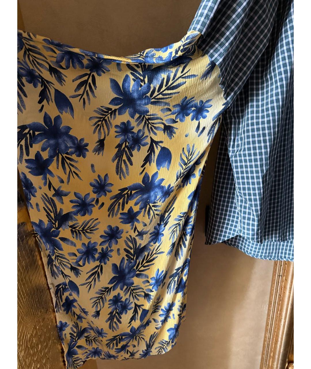 BALENCIAGA Мульти полиэстеровая рубашка, фото 4