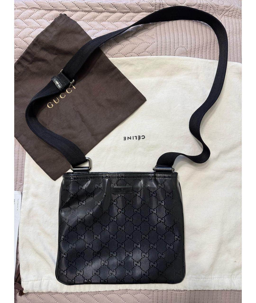GUCCI Черная сумка через плечо, фото 9